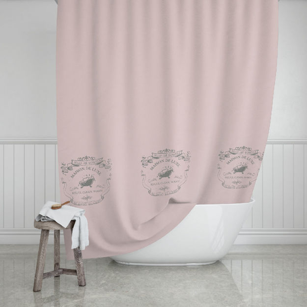 Picture of BATHROOM CURTAIN WATER RESISTANT POLYESTER 180x200cm MAISON DELUXE