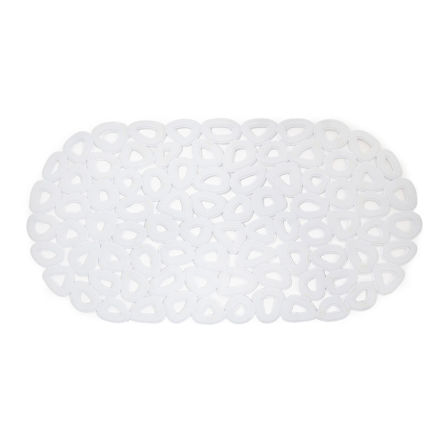 Picture of SHOWER MAT ECO RECYCLED PVC 68x35cm WHITE