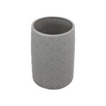 Picture of TOOTHBRUSH HOLDER CLAY STONEWARE GREY