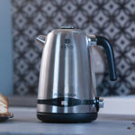 Picture of KETTLE PRECISION STAINLESS STEEL 2200w WITH TEMPERATURE ADJUSTMENT THERMOSTAT 1.7lt 