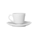 Picture of COFFEE CUP ATHÉNÉE PORCELAIN EMBOSSED 100ml WHITE