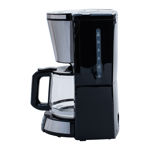 Picture of COFFEE MAKER BLACK & INOX STAINLESS STEEL 1000w WITH GLASS JUG 1.5lt