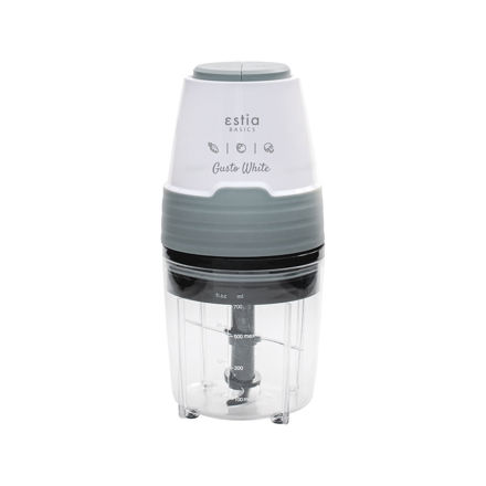 Picture of FOOD CHOPPER GUSTO WHITE 400w WITH PLASTIC BOWL 0.7lt 