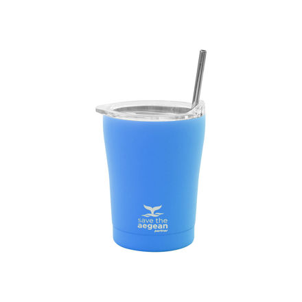 Εικόνα της ΘΕΡΜΟΣ COFFEE MUG SAVE THE AEGEAN 350ml OLYMPIC BLUE