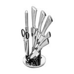 Picture of KNIVES TOKYO STEEL STAINLESS STEEL IN ACRYLIC BASE SET 8 PIECES