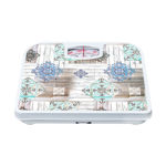 Picture of  BATHROOM SCALE FLORAL MOSAIC ANALOG MAX WEIGHT 120kg
