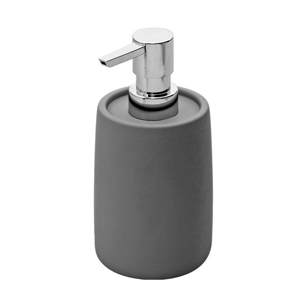 Picture of SOAP DISPENSER CEMENT POLYRESIN 380ml GREY
