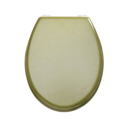 Picture of TOILET SEAT OLIVE SERIES WITH ZYNC ALLOY HINGES OLIVE GREEN 