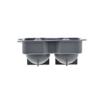 Picture of ICE-CUBE TRAY SILICONE 2 CASES ROUND GREY 