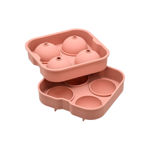 Picture of ICE-CUBE TRAY SILICONE 4 CASES ROUND ROTTEN APPLE
