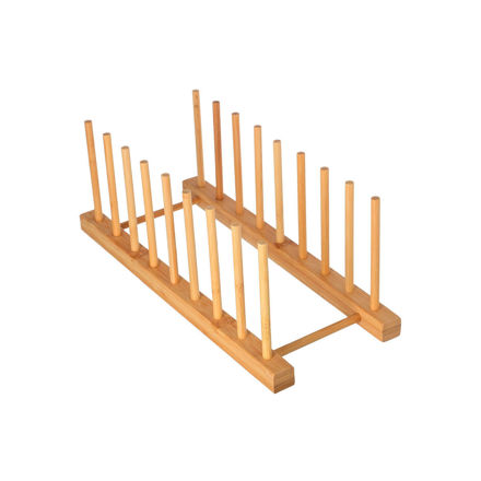 Picture of CABINET PLATE RACK BAMBOO ESSENTIALS 