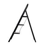 Picture of STEP LADDER NEO BLACK WITH 3 STEPS 46x71x105cm