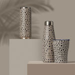 Picture of INSULATED BOTTLE TRAVEL FLASK SAVE THE AEGEAN 500ml LEOPARD TAUPE