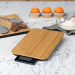 Picture of KITCHEN SCALE 10 DIGITAL MAX WEIGHT 10kg BAMBOO